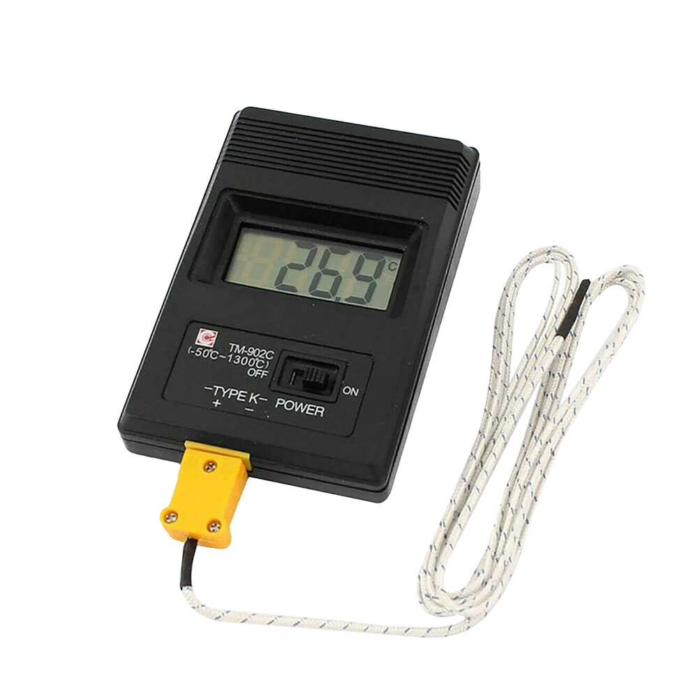 TM-902C LCD Digital Sensor Thermometer Single Input K Type Thermocouple Probe