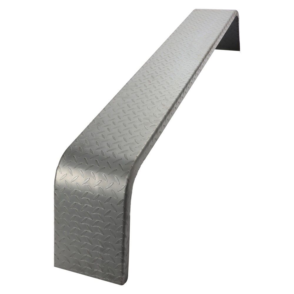 (2)- Steel Diamond Tread Plate Tandem Axle Trailer Fenders 10-1/4"x72-7/8"x13"