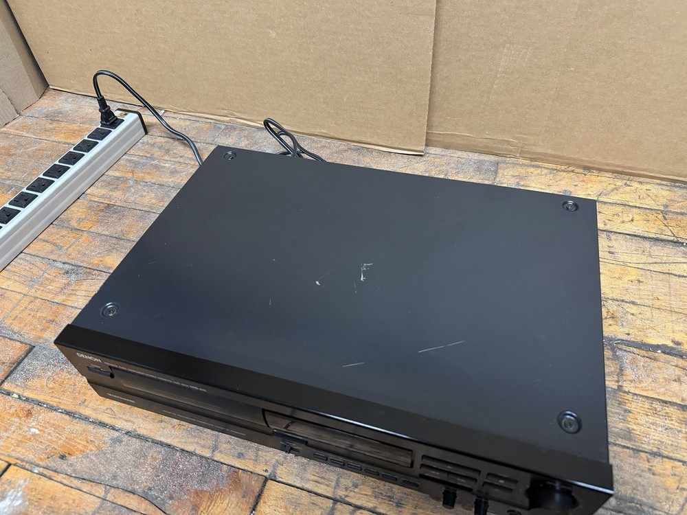 Denon DRS-610 Stereo Cassette Tape Deck Tested Working