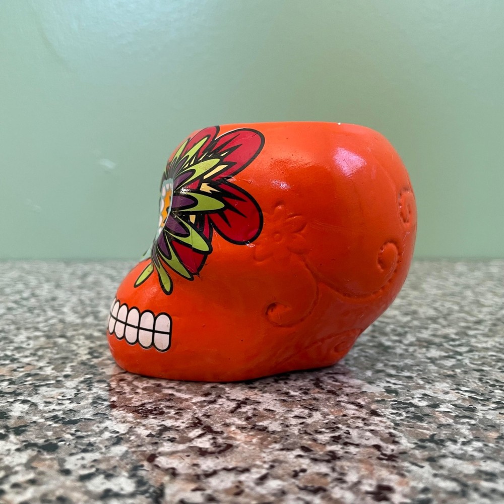 Mini Sugar Skull Succulent Planter