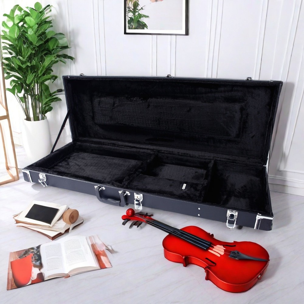 Black Square Electric Guitar Hand Shell Case For ST/TL/170/SG/Burning Fire