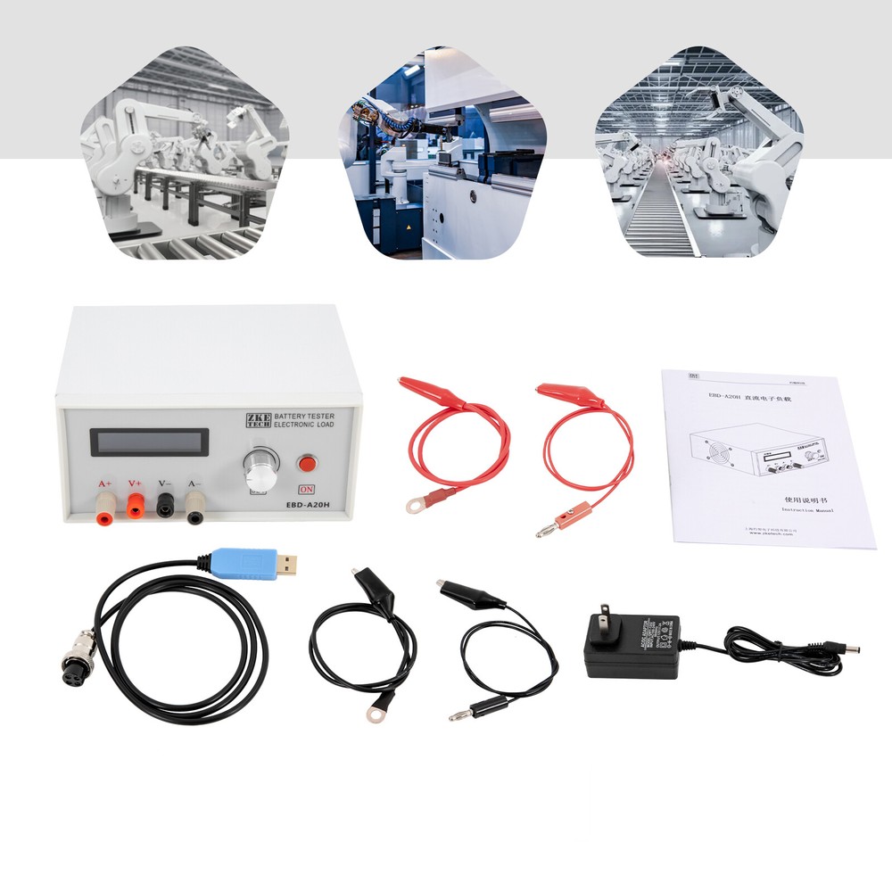30V 20A Battery Capacity Tester Electronic Load Battery Discharge Tester 200W