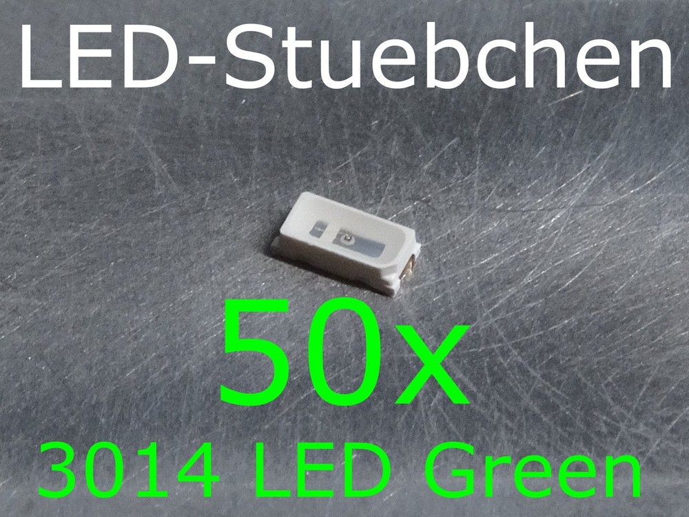50x 3014 LED Grün