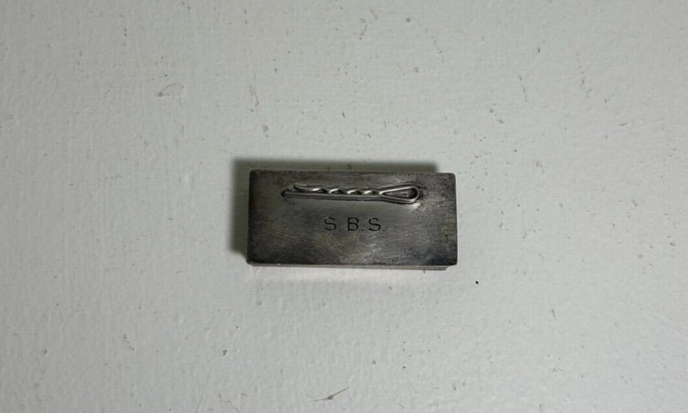 VTG Sterling Pillbox/Bobby Pin Box