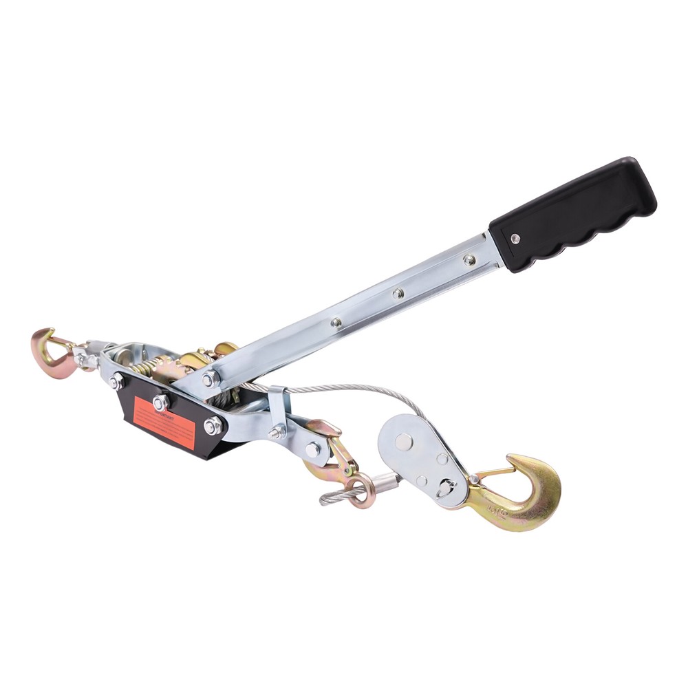 5 Ton Extra Heavy Duty Come Along Power Cable Puller with 3 Hooks 2 Gears