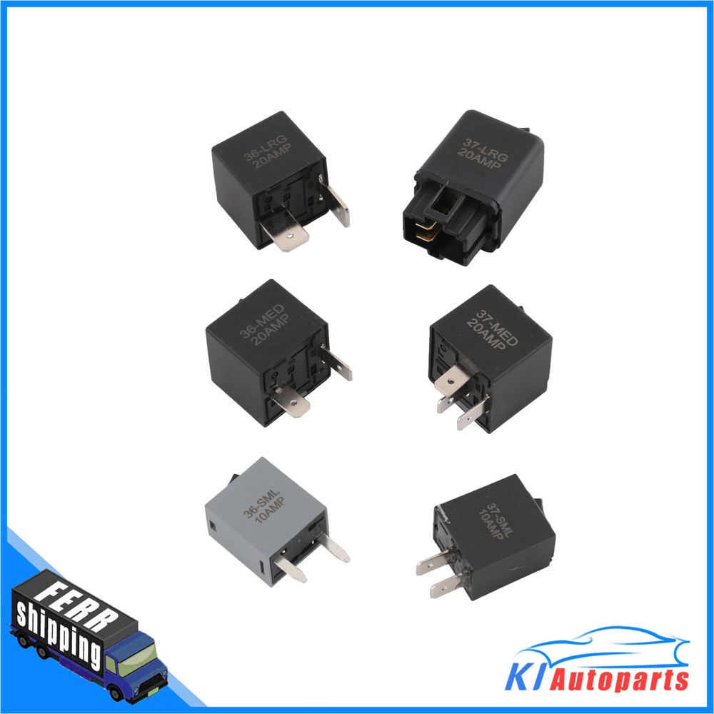 6 Piece 9038 Fuel Pump Relay Bypass Master Kit
