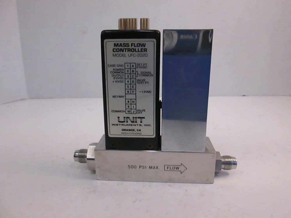 Unit UFC-2020 Mass Flow Controller, N2, 30 SLM, 1/4" MVCR, Used