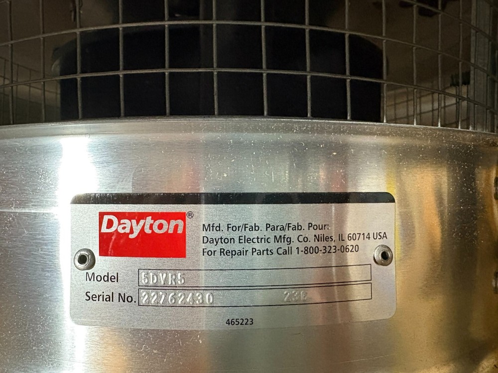 Dayton 5Dvr5 Downblast Vent,Direct Drive,8-1/4 In