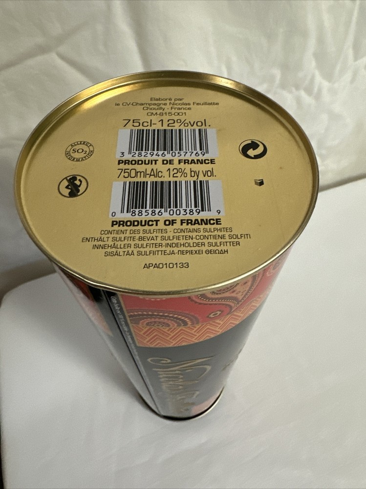 Nicolas Feuillatte Champagne Limited Edition Empty Tin Container