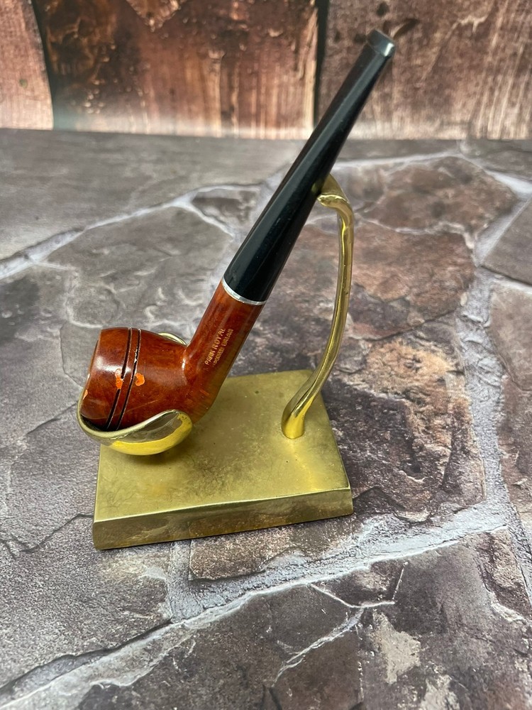 NOS Park Royal Smooth Rhodesian Imported Briar Pipe, Estate Pipe