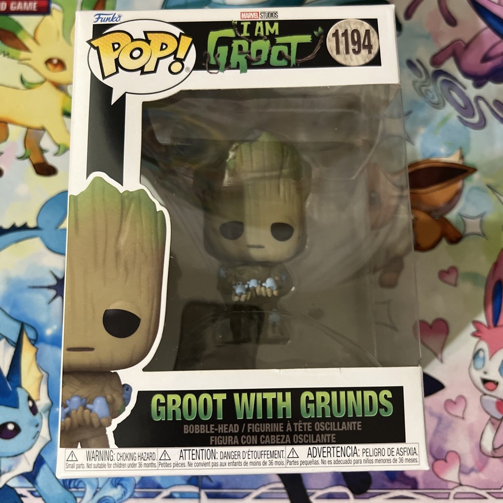 Funko Pop! I am Groot - Groot with Grunds #1194