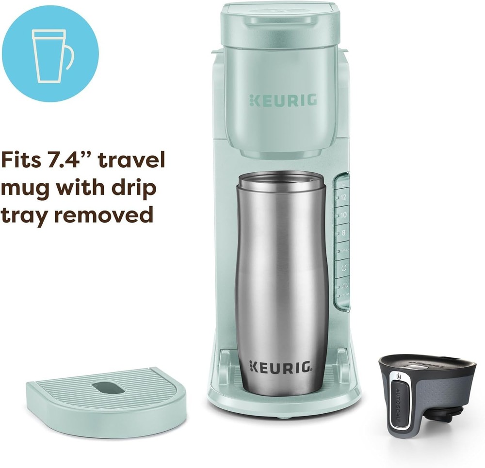 K-Express Single Serve K-Cup Pod Coffee Maker, 3 Brew Sizes, Strong Button Fe...