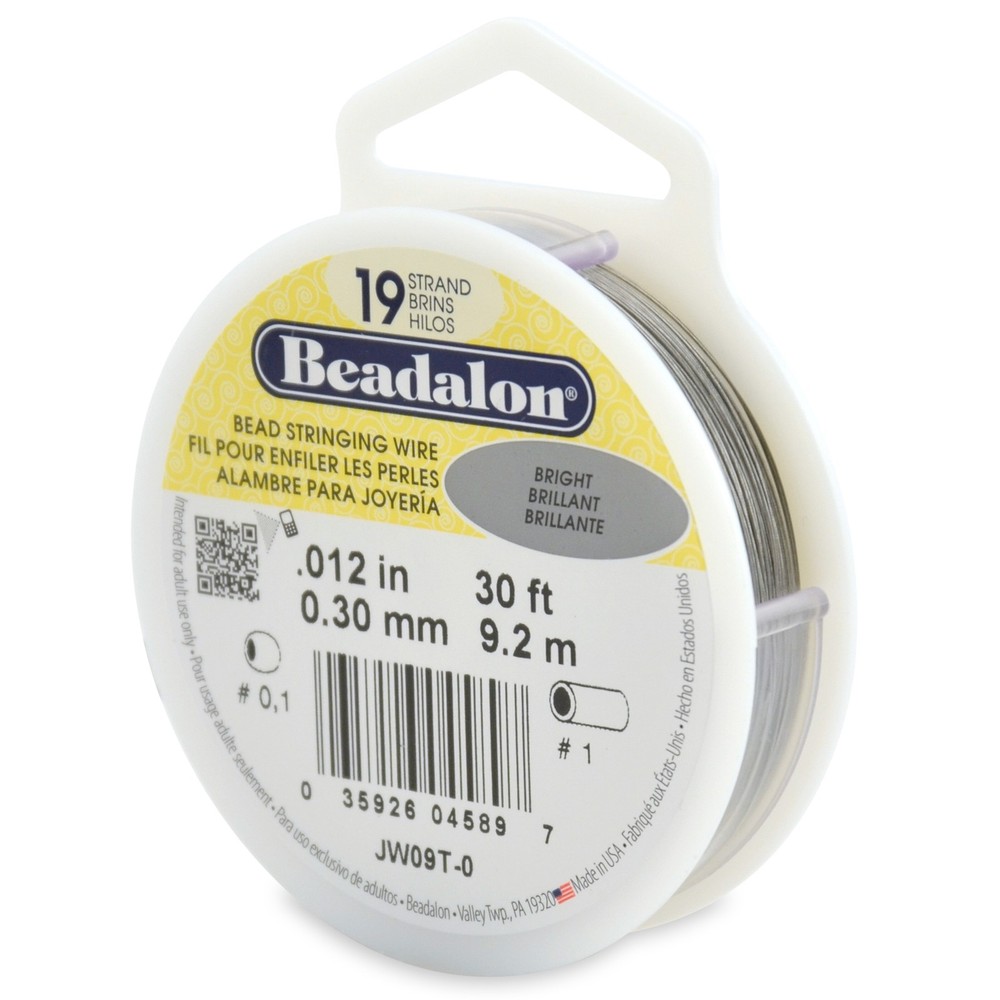 Stringing Wire 19-Strand .012"X30' Bright