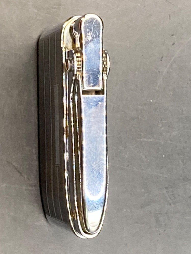 Vintage Ronson Chrome "Adonis" Pocket Lighter in Original Box