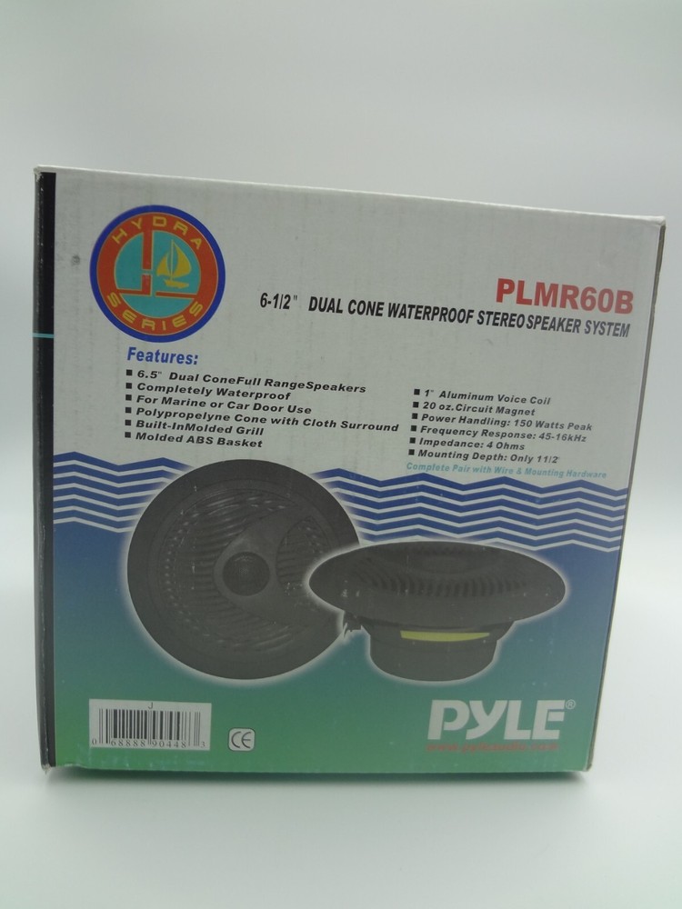 Pyle PLMR60B 150W Marine Speaker - Pair