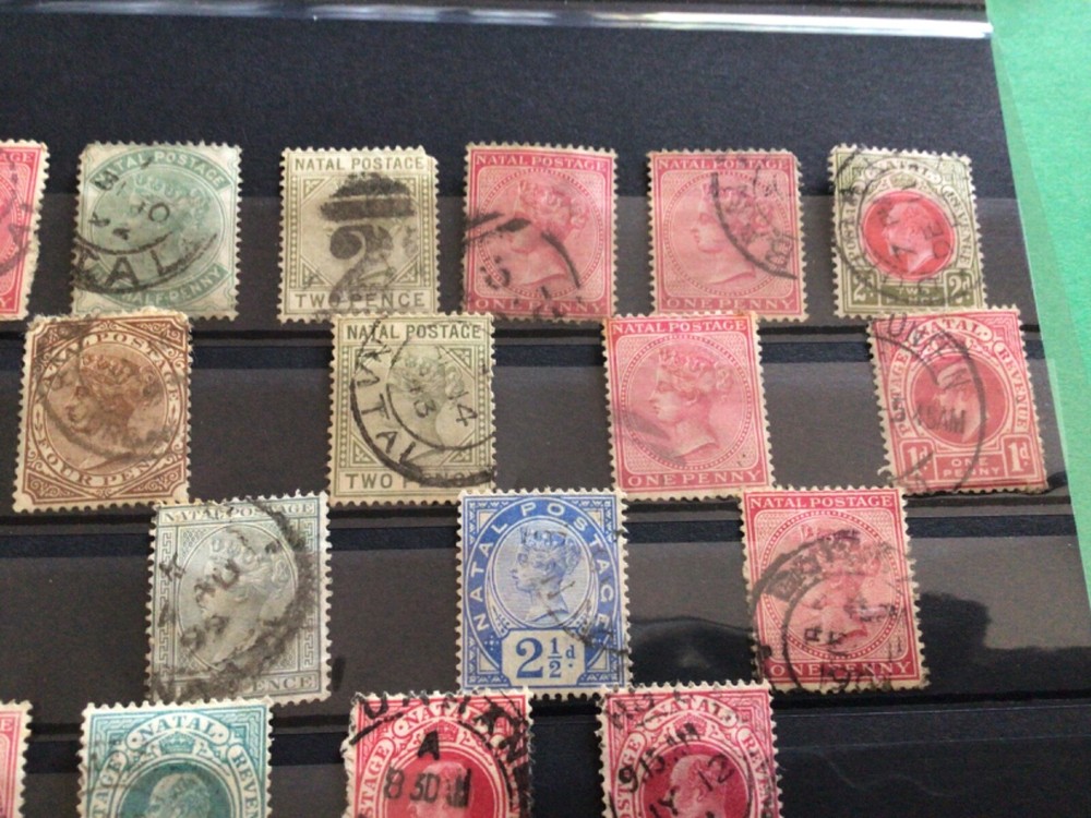 Natal & Telegraph used stamps mostly on paper A14963