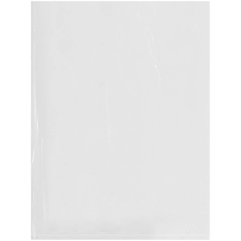 Plymor 9" x 12", 1.5 Mil Flat Open Clear Plastic Poly Bags