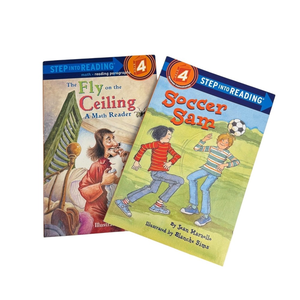 Step Into Reading Books Lot Barbie Soccer Sam Molly Sleeping Bootsie Math Reader