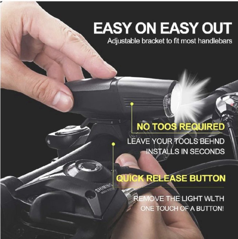 Biker light Set rechargeable. Brand New