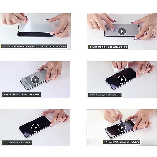 [2 Pack Hydrogel Flexible Screen Protector for Upgraded Motorola Edge (2024)