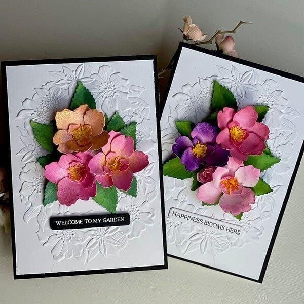 NATURE'S BOTANICAL WREATH 3D EMBOSSING FOLDER-Spellbinders Paper Arts-Texture-A2