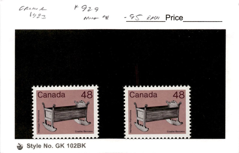 Canada, Postage Stamp, #929 (2 Ea) Mint NH, 1983 (AE)