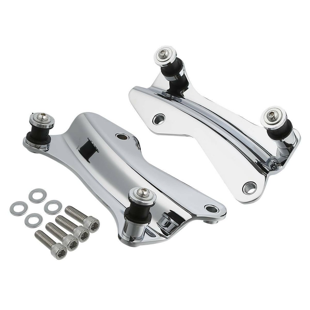 Sissy Bar Backrest Rack Docking Kit Fit For Harley Touring Electra Glide 2014-up