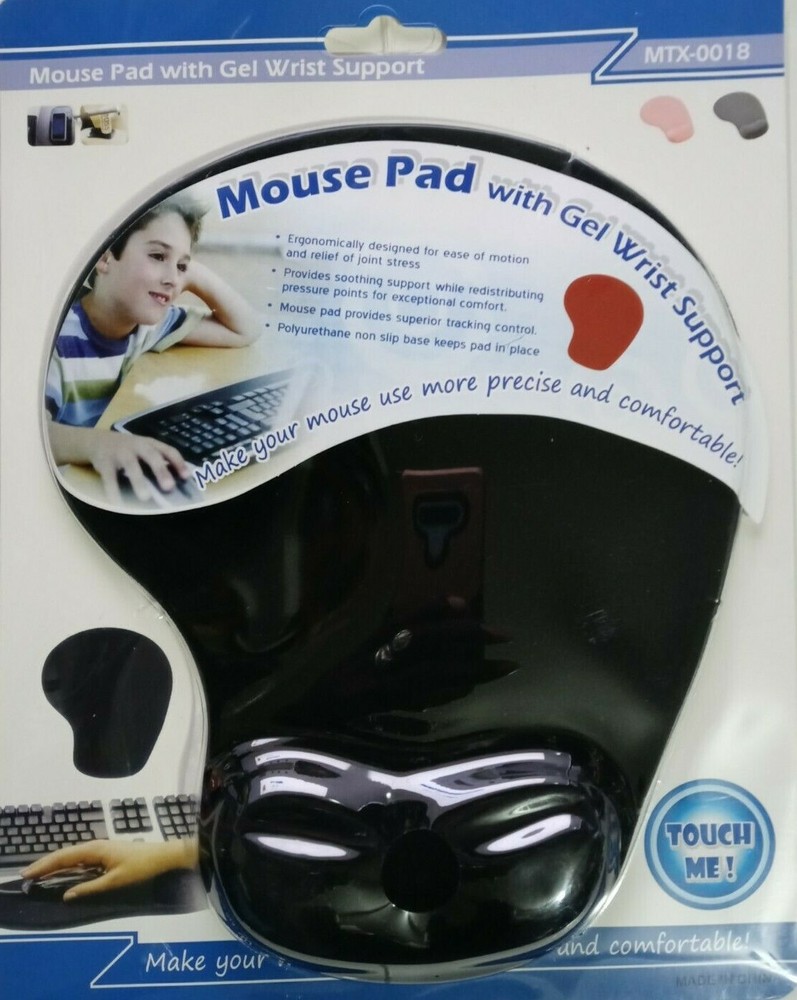 Ergonomic Mouse Pad with Wrist Support, Gaming Mouse Mat with Gel Wrist Rest, Ea