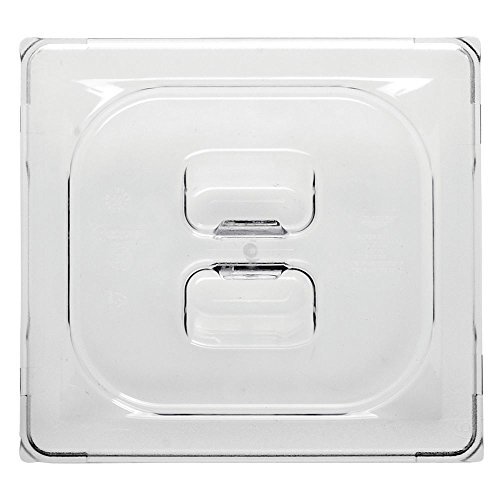 Super Pan 3 1/6 Size Low Temp Solid Plastic Pan Cover, Clear