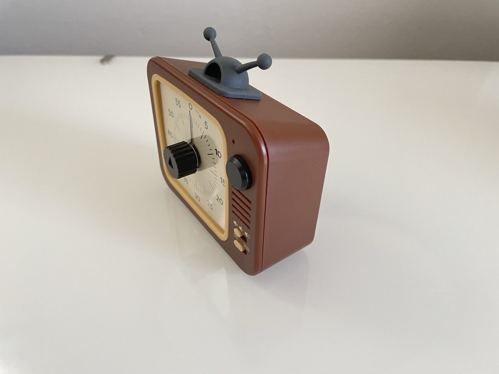 Visual Timer Coffee Brown TV 60 Minute Countdown Classroom For Kids ADHD