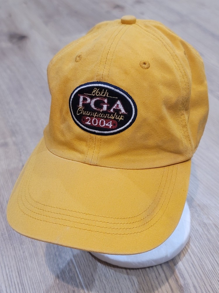 PGA 86th Championship Adjustable Yellow Cap Hat by Ahead