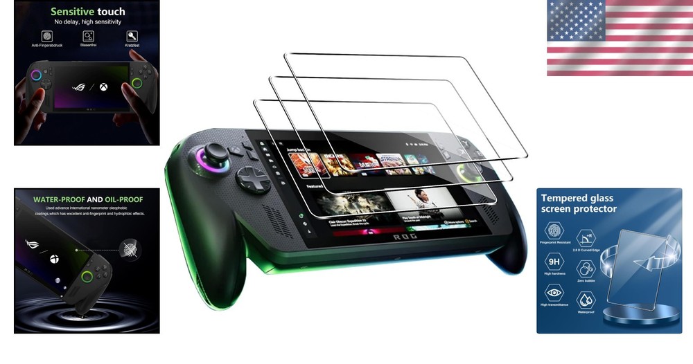 Ultimate 9H Hardness Screen Protector for Xbox Ally/X - 7 Inch, 3 Pack