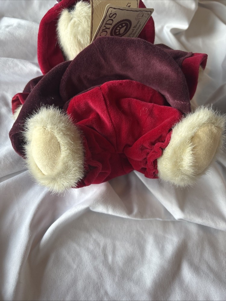 Boyds Bears Plush Bear, “Ms. Rouge Chapeau” From Head Bean Collection