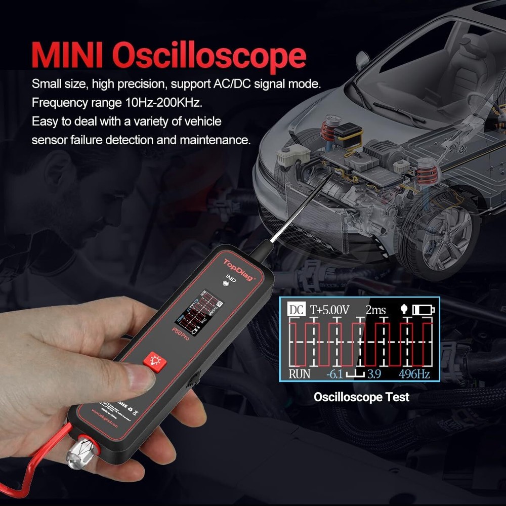 Electrical Testing Tool Compact Design Multiple Functions for Car Diagnostics US