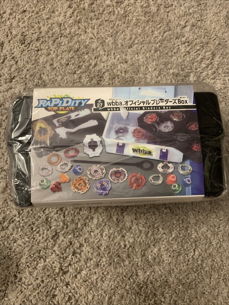 Rapidity Top Plate Wbba Official Bladers Box Set Beyblade Burst