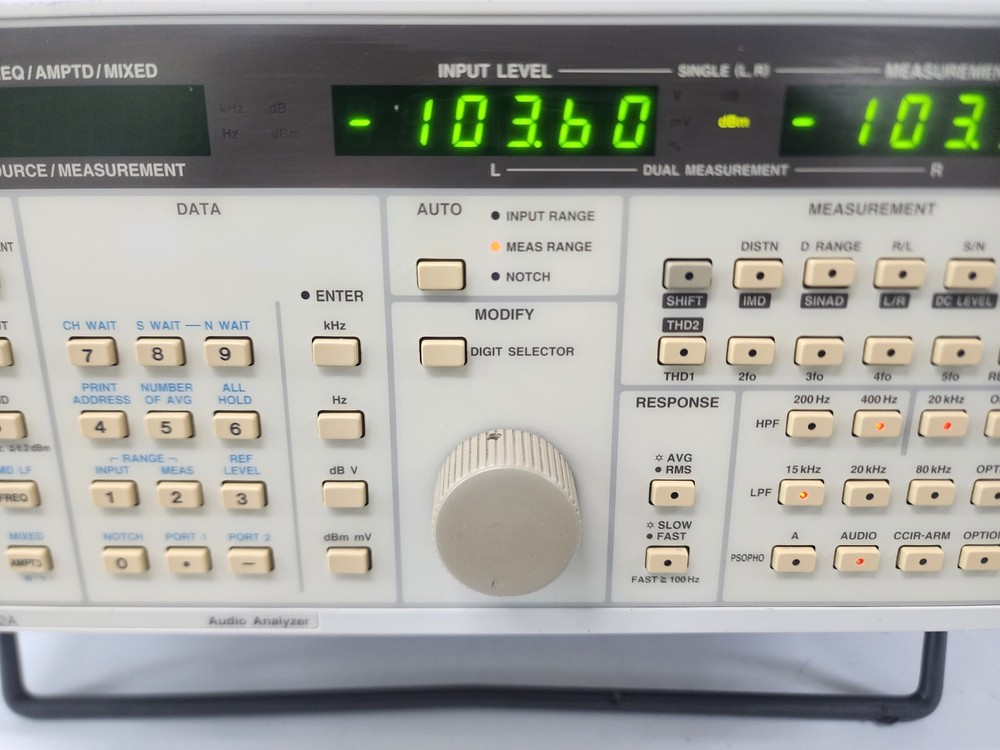 Panasonic VP-7782A Audio Analyzer, 2-channel