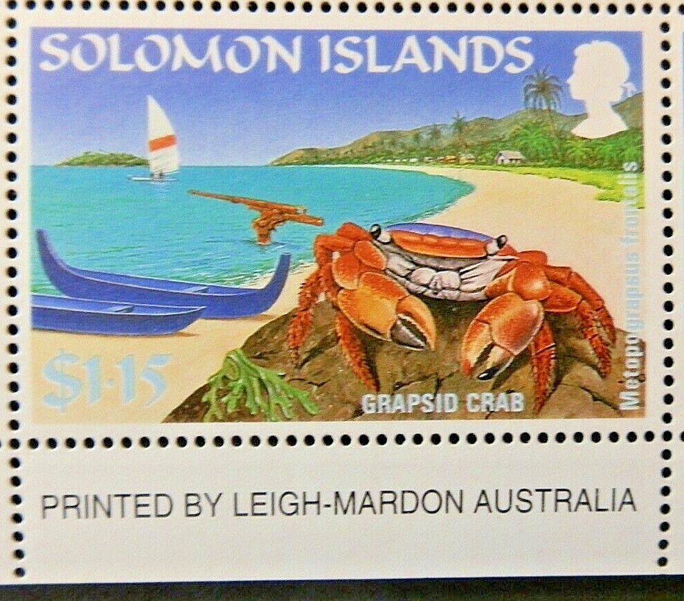 SOLOMON ISLANDS 1995 SG825 $1.15 GRAPSID CRAB -  MNH
