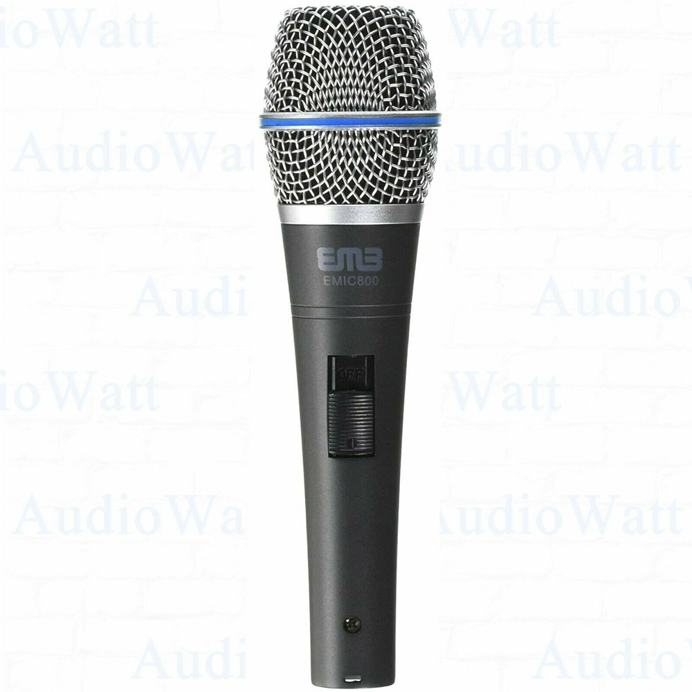 4X Professional Wired Dynamic Vocal Studio Microphone HandHeld Mic with XLR 3Pin