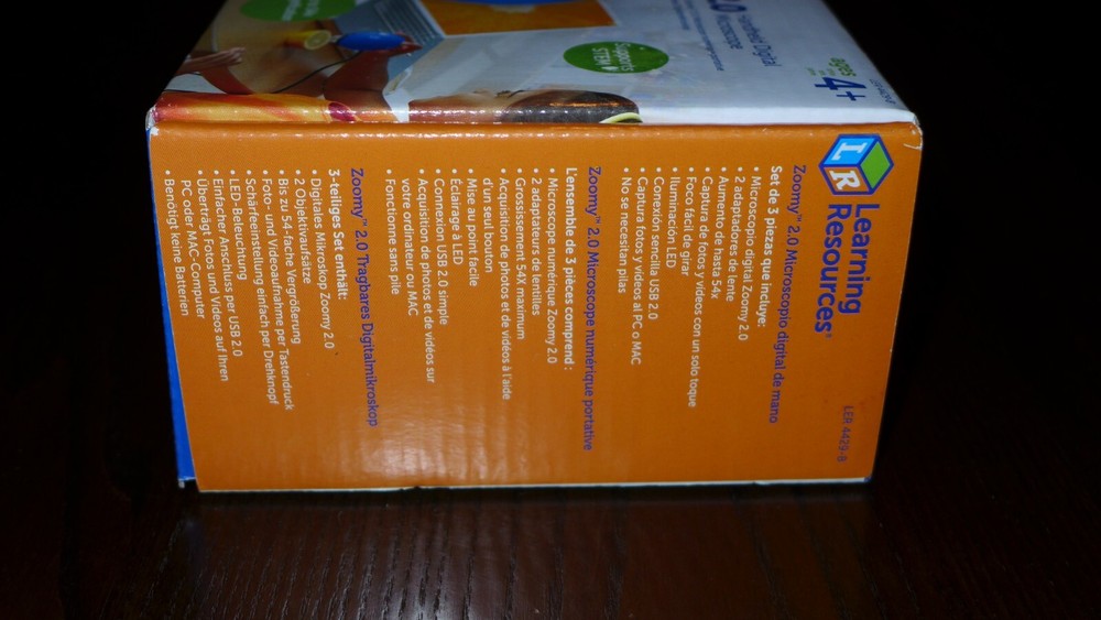 Learning Resources Zoomy 2.0 Handheld Digital Microscope STEM 54X Magnification