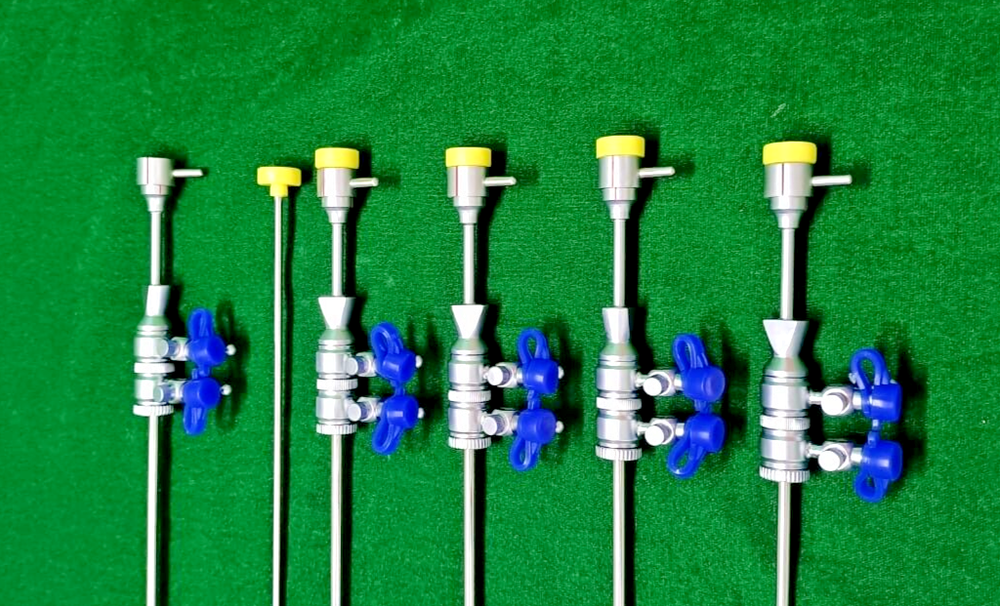 5pc Hysteroscopy Diagnostic Sheath 2.9mm Double Channel Reusable Instruments