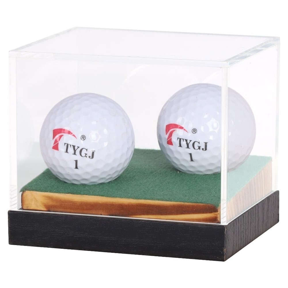 Clear Acrylic Golf Ball Memorabilia Display Case