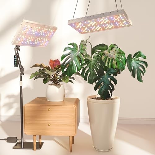 Plant Grow Light, [Smart APP & Expansive 2x2 Ft Coverage] 60W(With Stand)