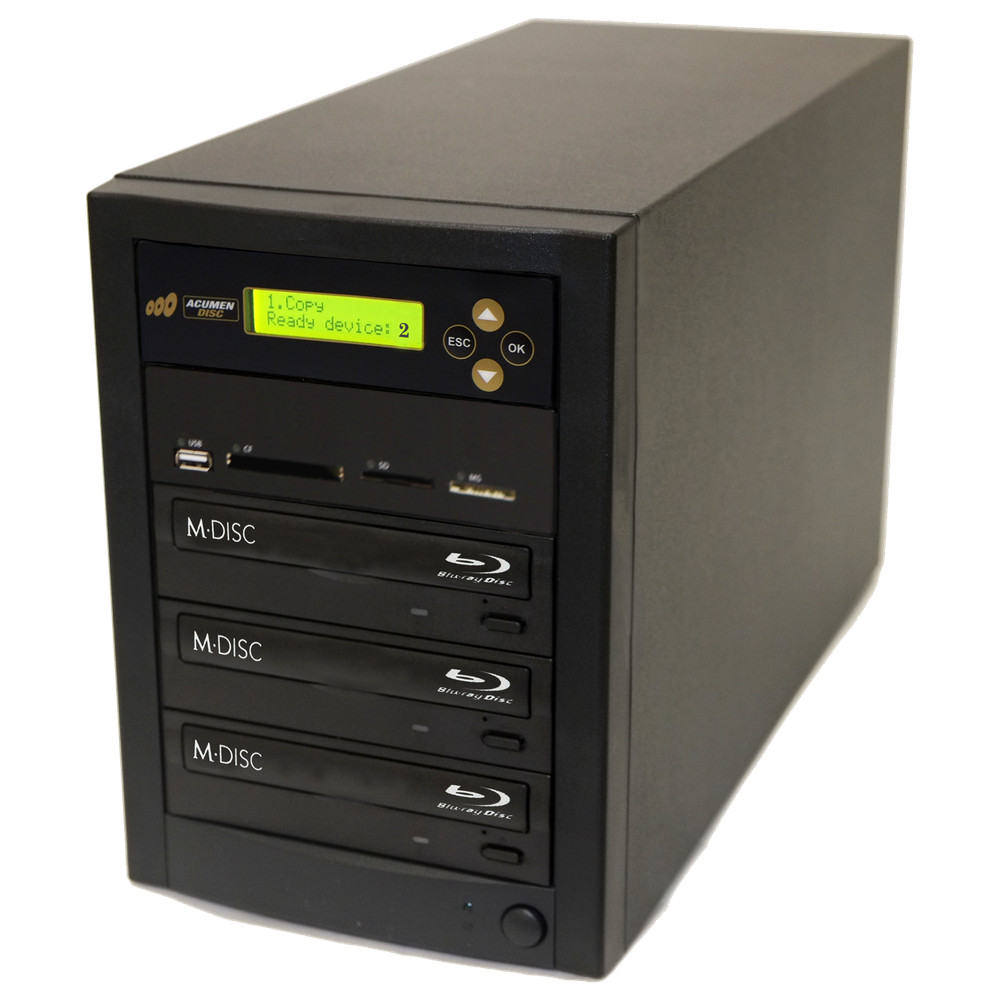 Acumen Disc 1:2 Media Mirror PLUS Duplicator Blu-Ray - Flash (SD/CF/MS/MMC/USB)