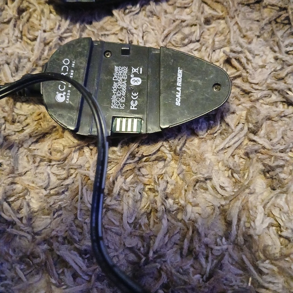 2Cardo Scala Rider TeamSet Black Volume Control Bluetooth Intercom PassengerUnit