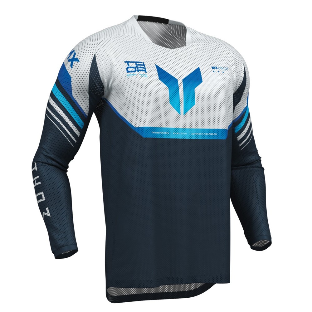 Thor Launchmode Vented Raptor Jersey - Midnight/Grey