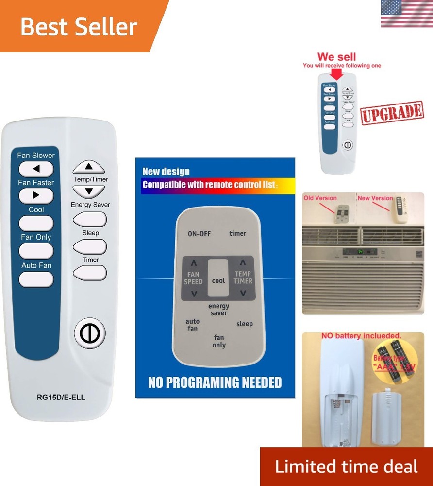 User-Friendly Replacement Remote for Frigidaire AC Models - No Setup Needed