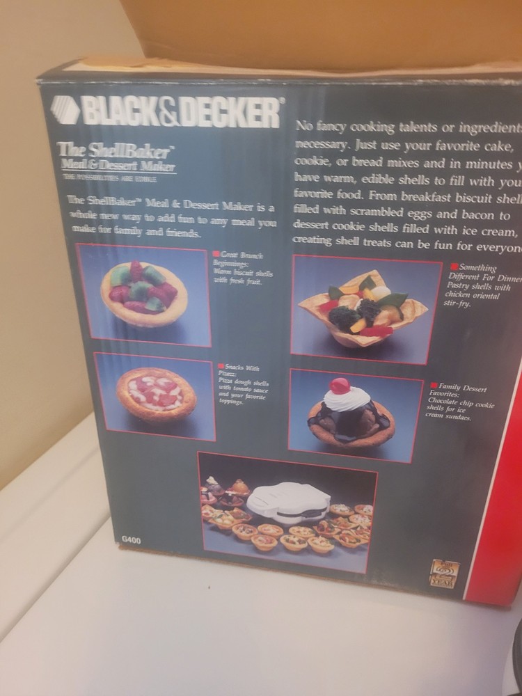 BLACK & DECKER The Shell Baker Meal and Dessert Maker