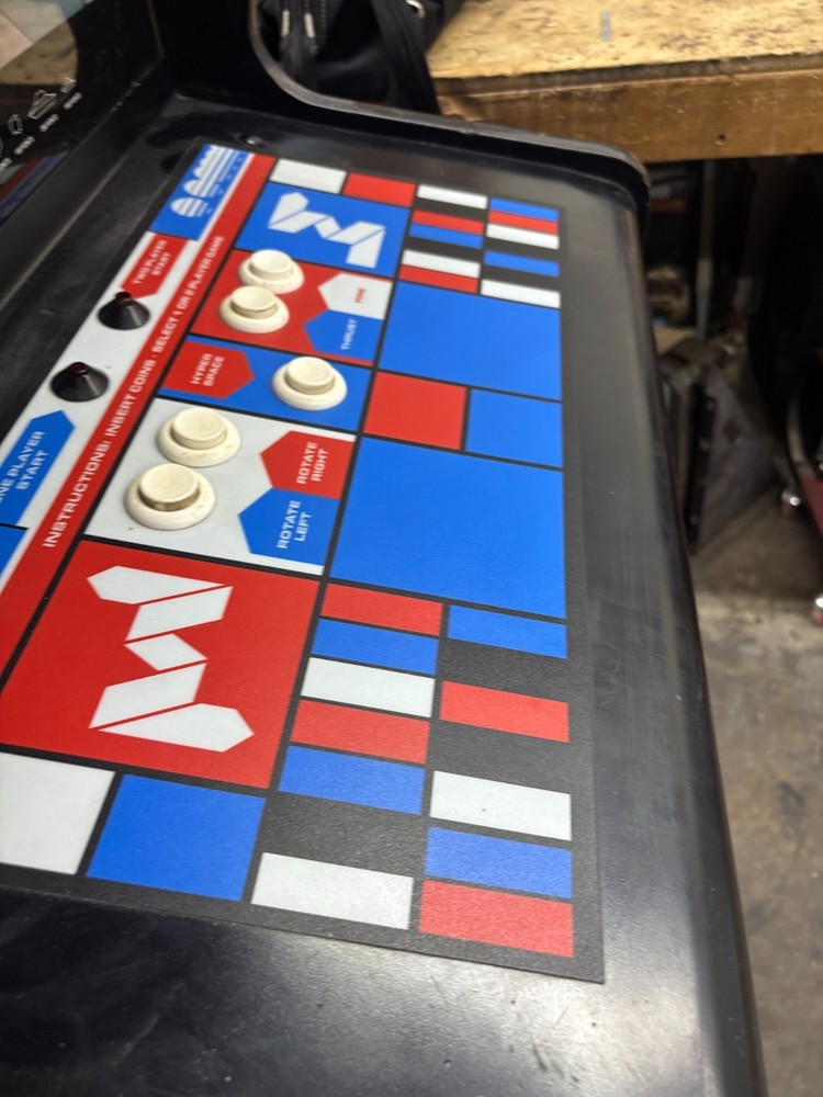 Restored Atari Asteroids arcade game