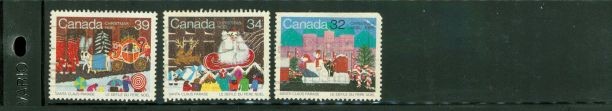 Canada Christmas , 3 stamps Lot 6