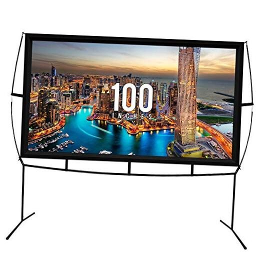 Portable Projector Screen - 100 Inch 100 Inches Projector Screen With Stand